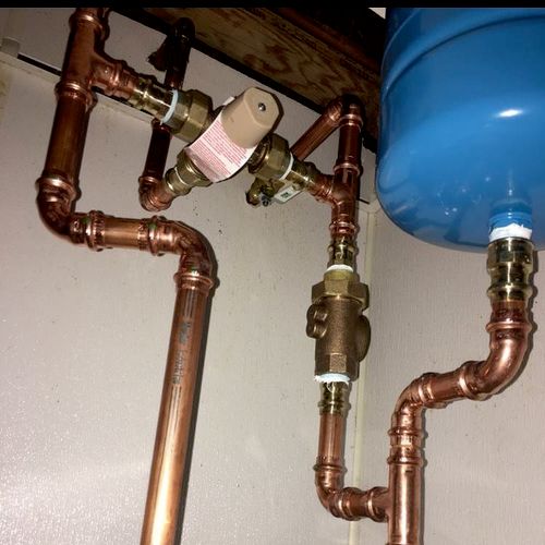 Commercial Water Heater Re-Pipe