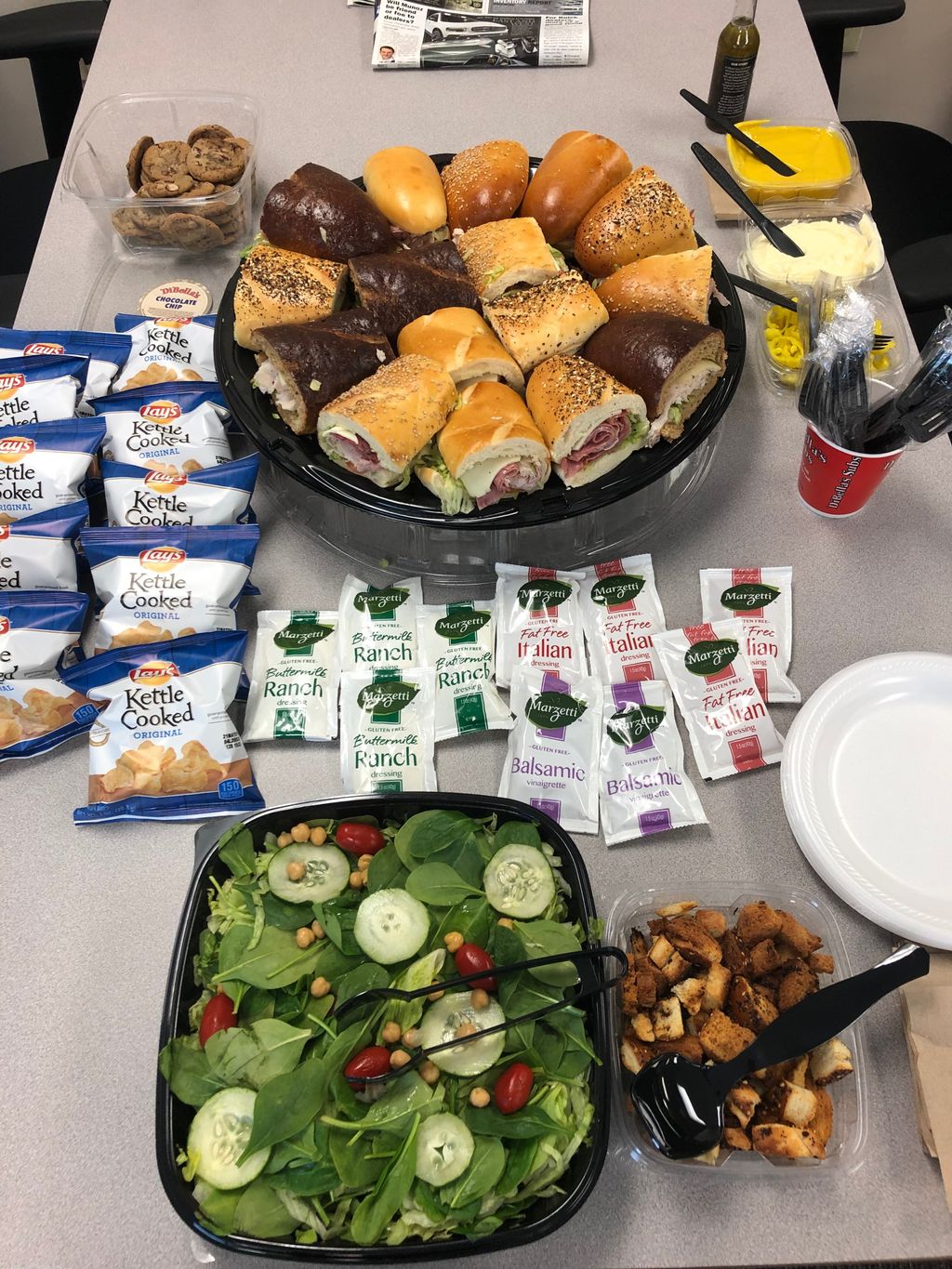 Basic package with Large Garden Salad