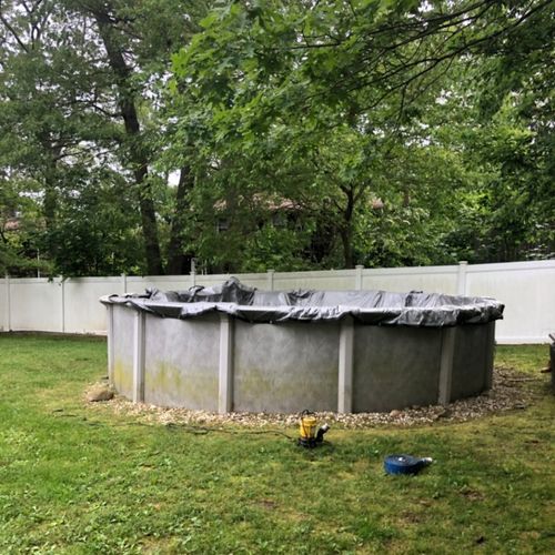 We were looking to start a backyard renovation ths
