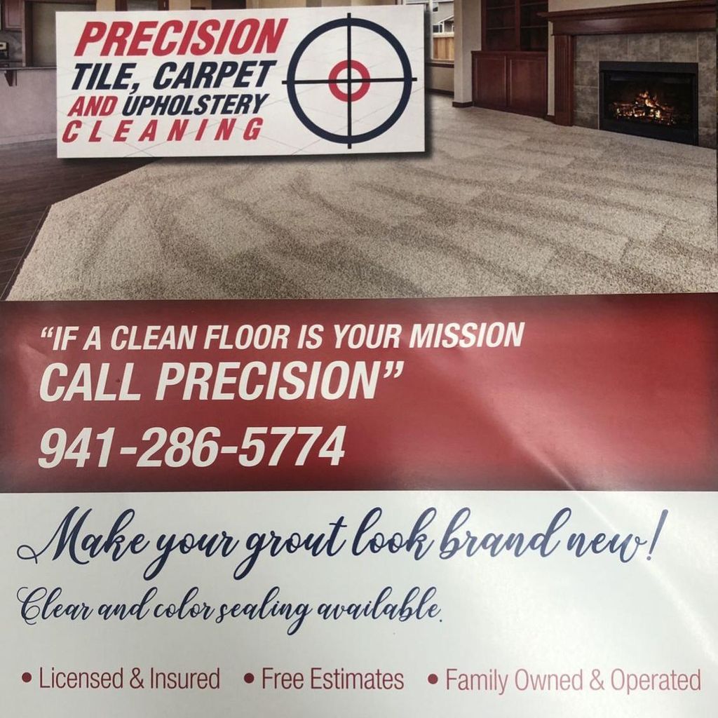 Precision tile, Carpet and Upholstery Cleaning