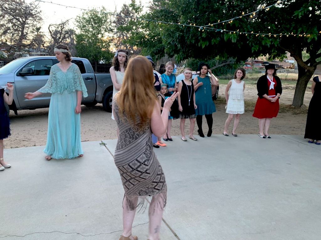 I hired Shannon to give us a group dance lesson at