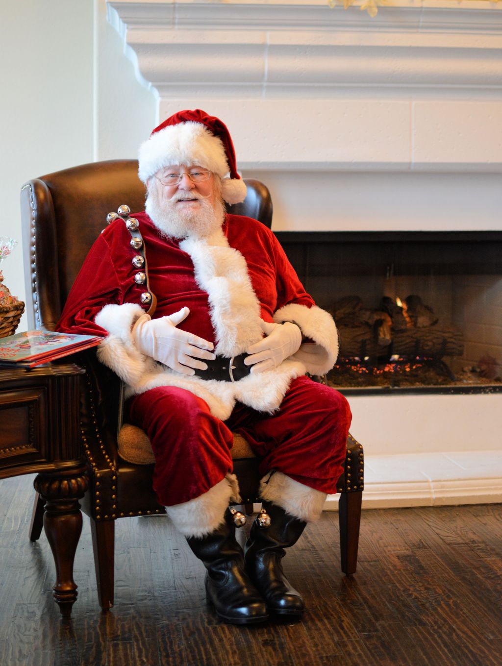 Santa and a HO  HO HO