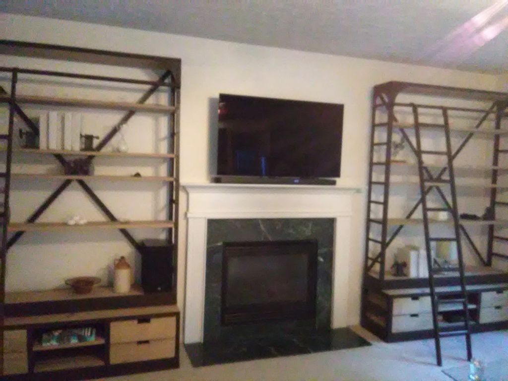 installed power data and mounted tv
