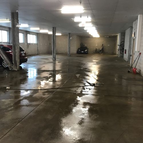 Parking Garage Cleaning - Please follow us on Inst