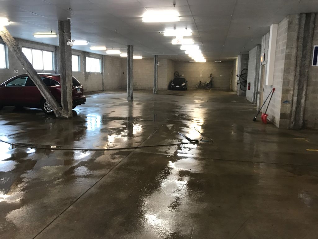 Parking Garage Cleaning - Please follow us on Inst