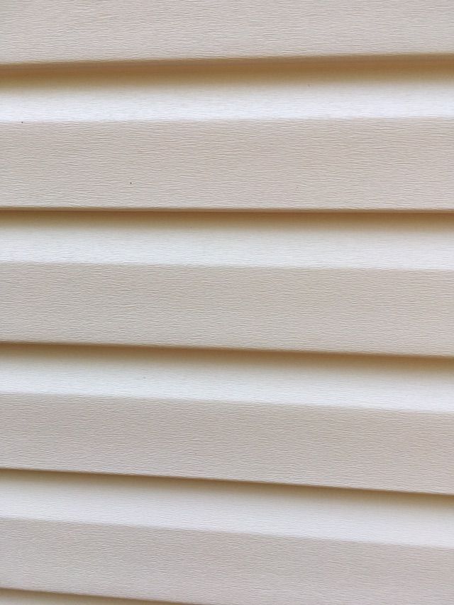 After vinyl siding