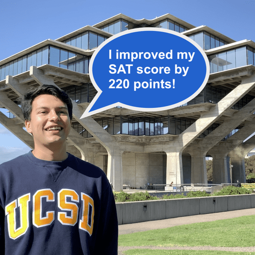 Asher increased his SAT score by 220 points and wa