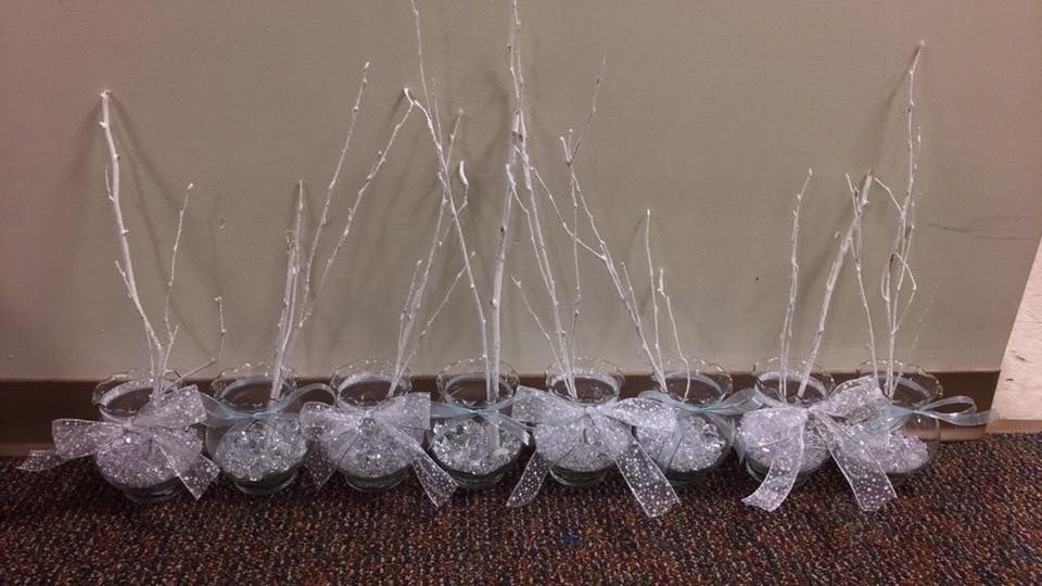 Budget Centerpieces for college formal.