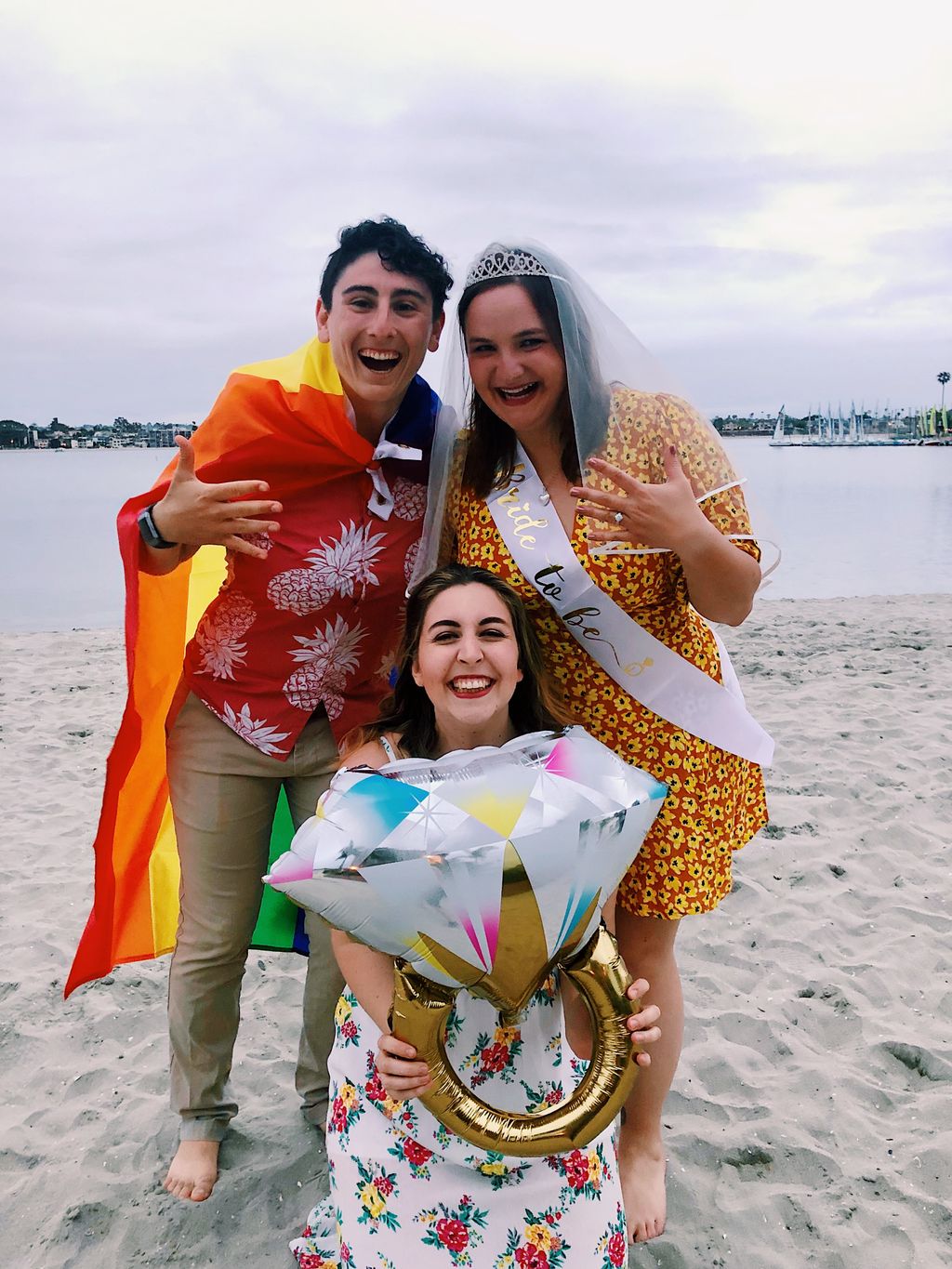 A recent proposal AND engagement party! (I can hel