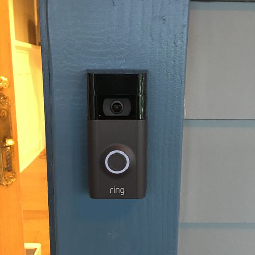 Ring Video doorbell installation 