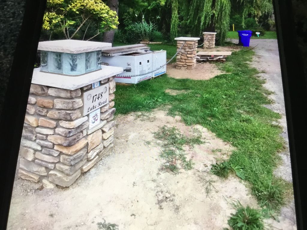 Stone piers 