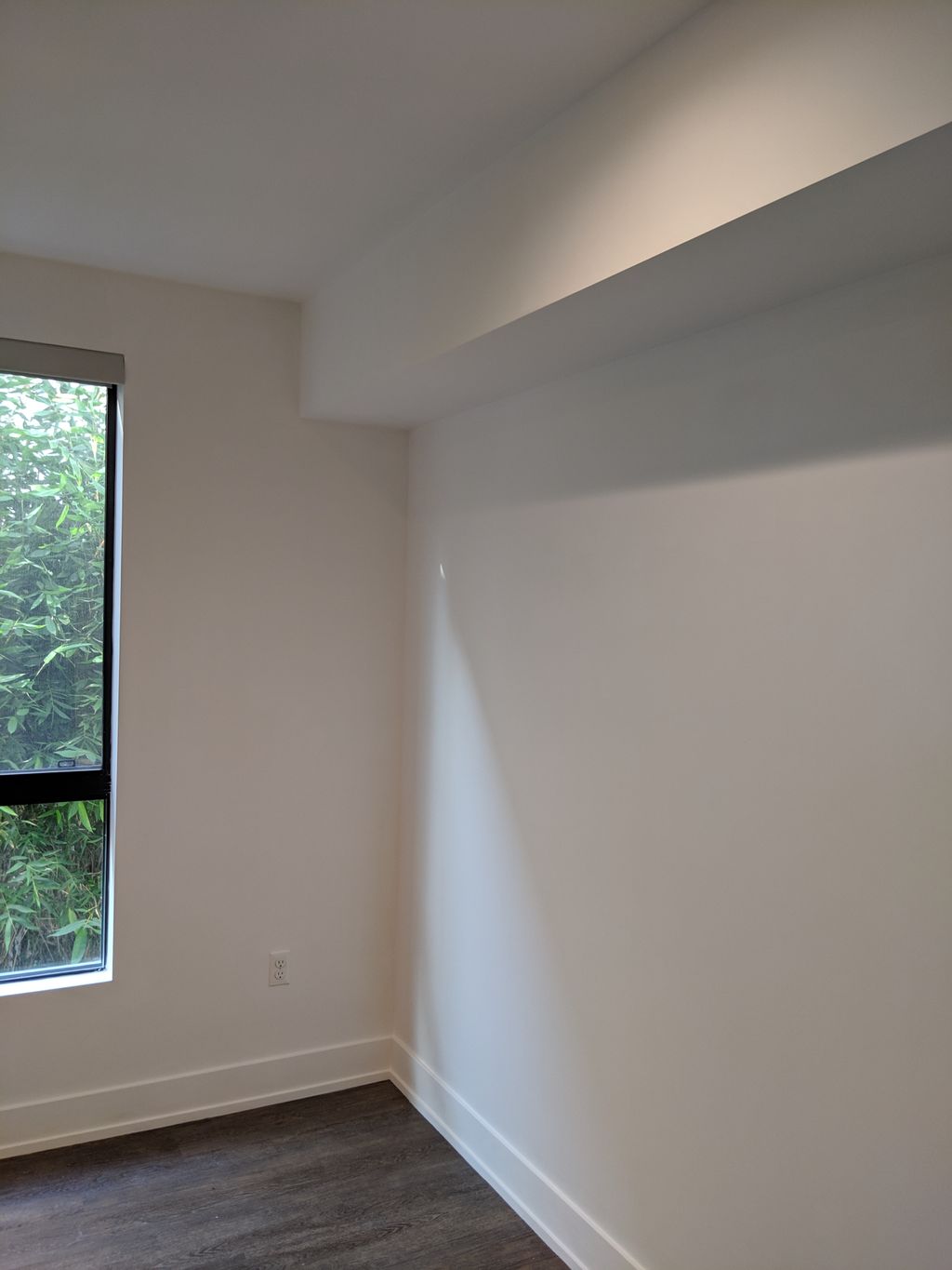 patched up holes & painted the entire bedroom