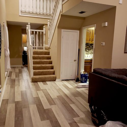 This laminate install completely transformed the l