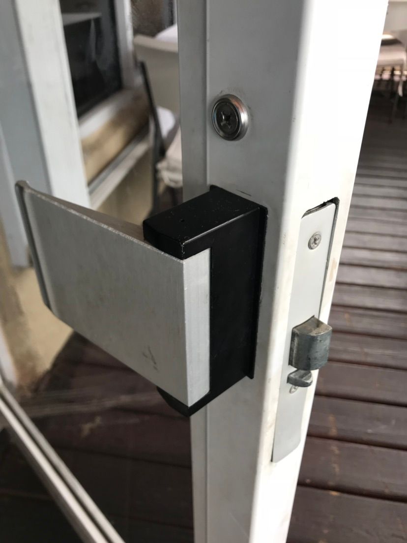 Paddle push to lock transition