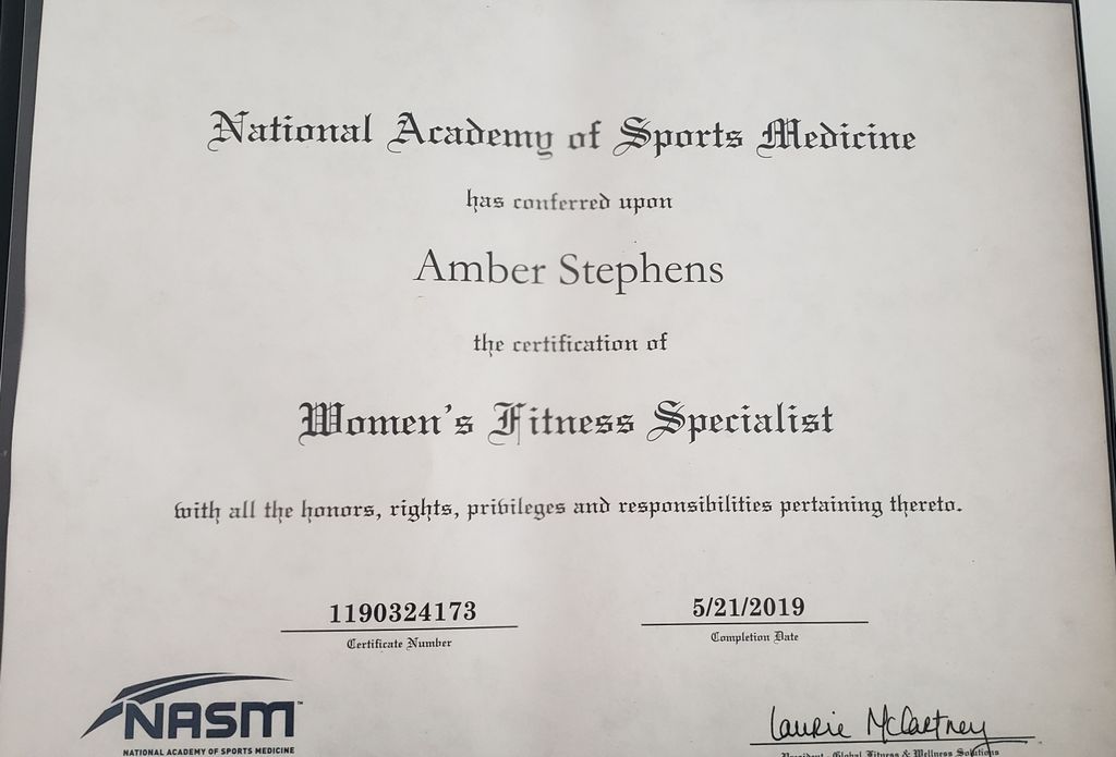 Women's Fitness Specialist 