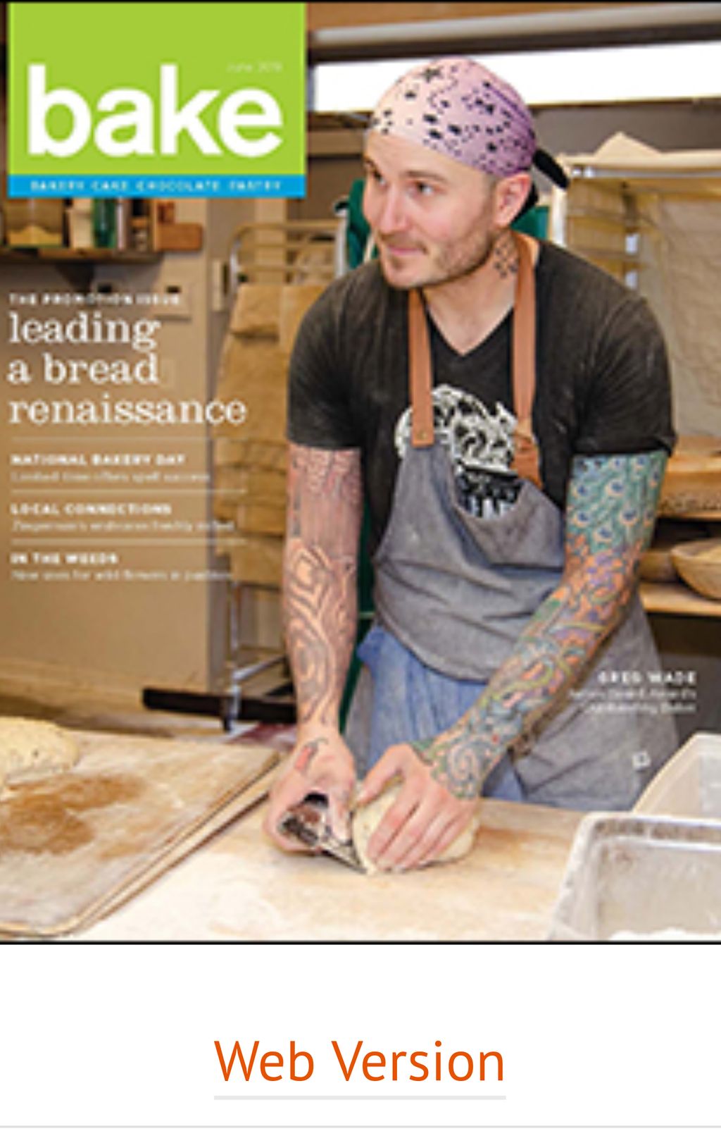 Magazine cover and 3 page spread