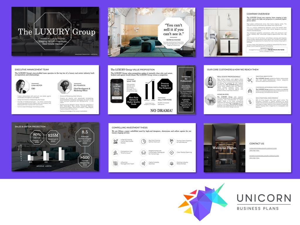 Luxury B2B Pitch Deck