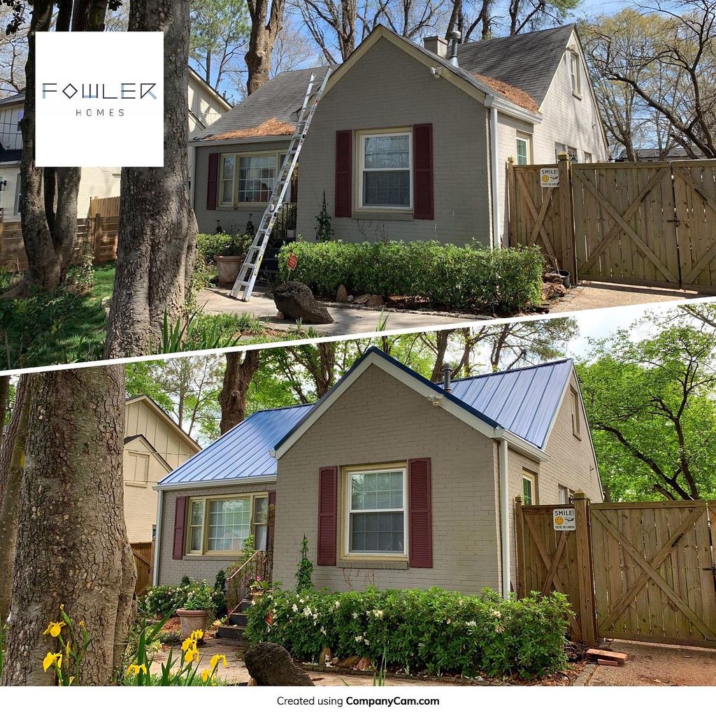 Standing Seam Roof, New Fiber Cement Fascia and Se