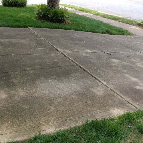 Did a knockout job power washing my house and driv