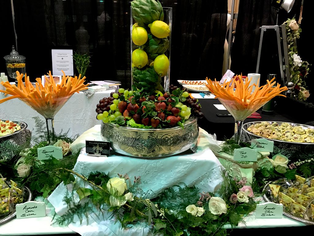 Closeup of bridal table