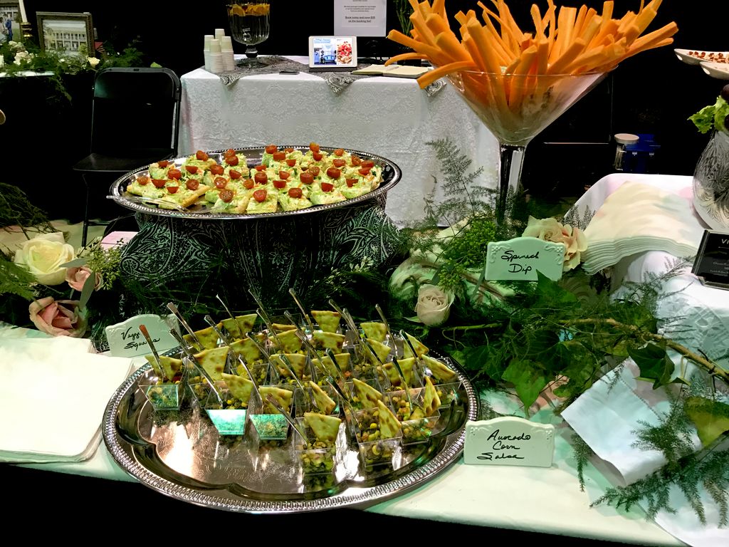 Closeup of bridal table