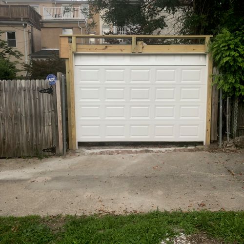 Great job with installing my garage door and advis