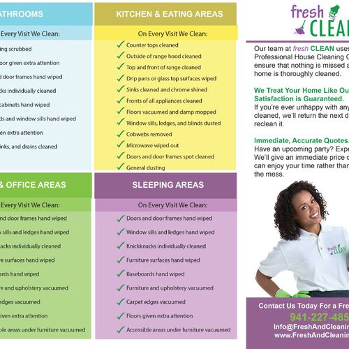 Cleaning Service Brochure