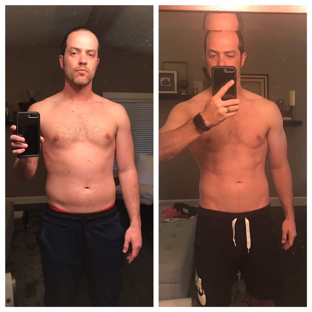 Before and After! Healthy 90 day Cut and put on le