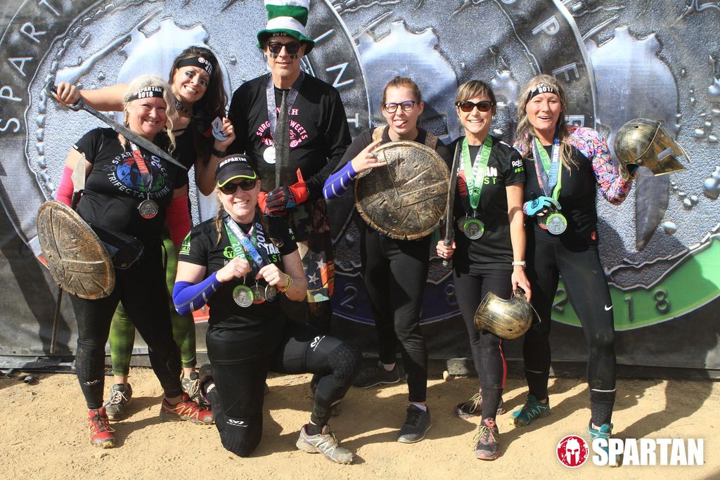 me and my team after the Spartan Beast September 2