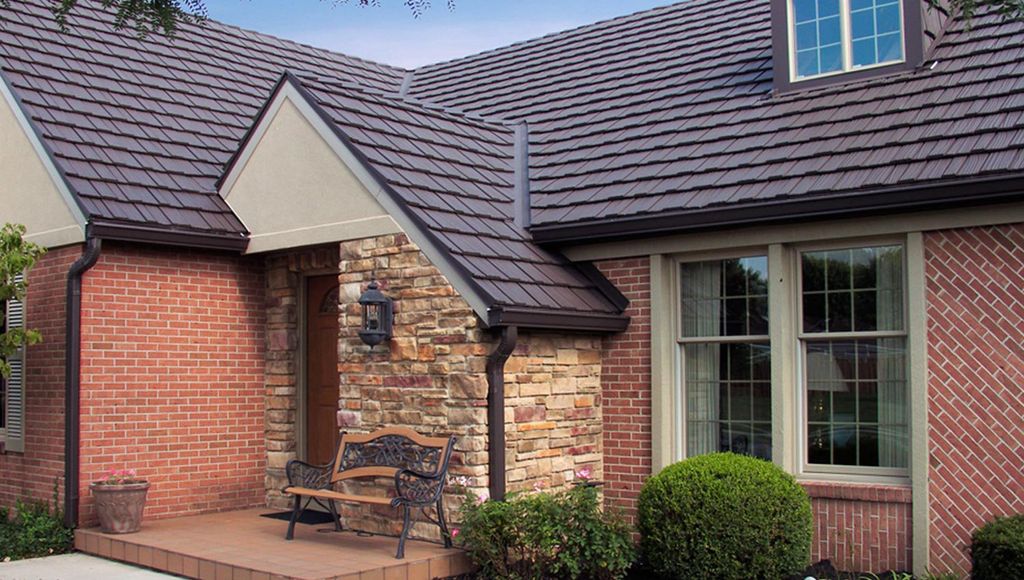 Aluminuin shingles wood shke look