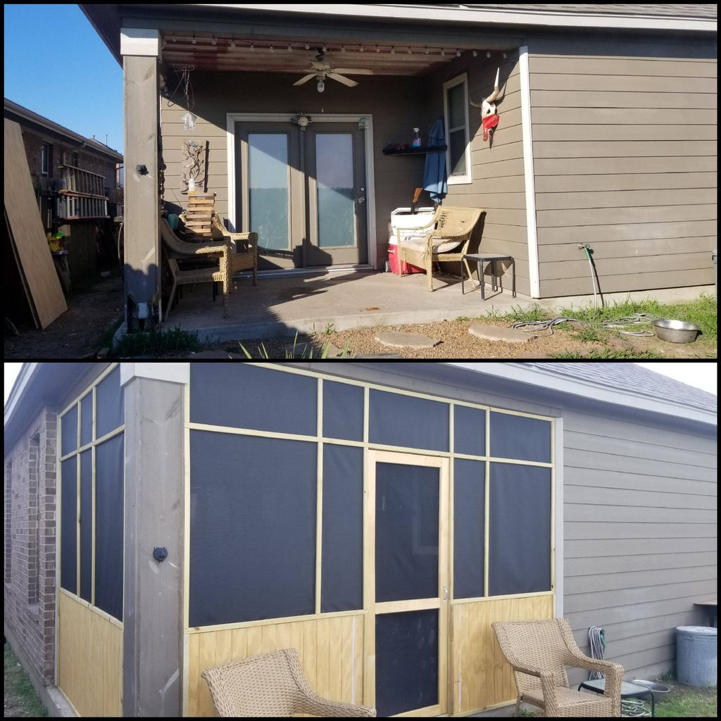 custom enclosed screen patio