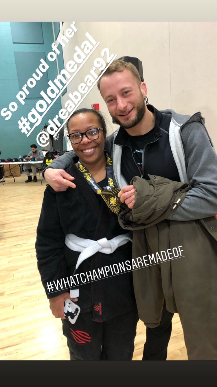 BJJ student