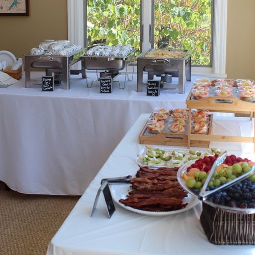 We hired Twisted Apron to cater a brunch Anniversa