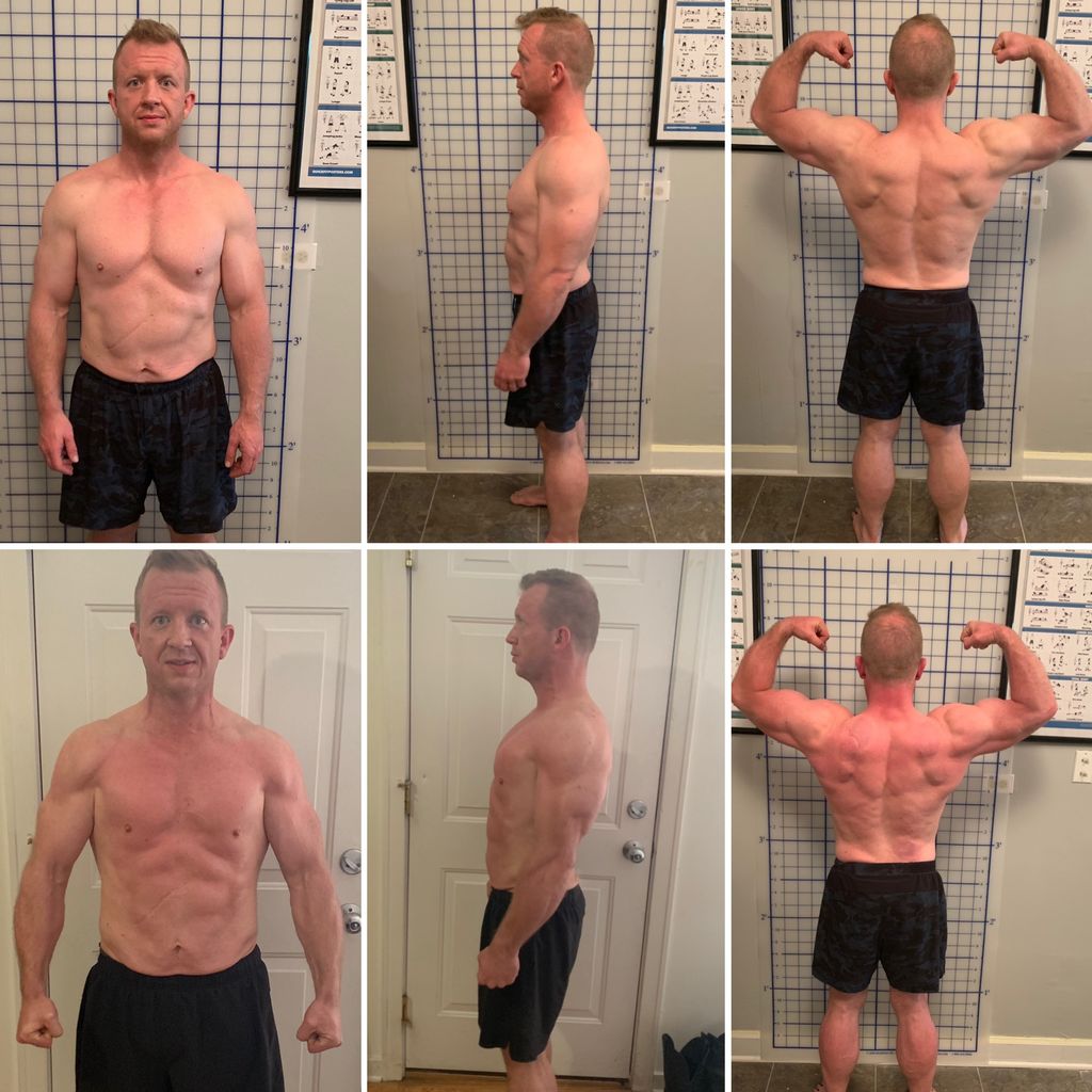 Before and After soft tissue work session