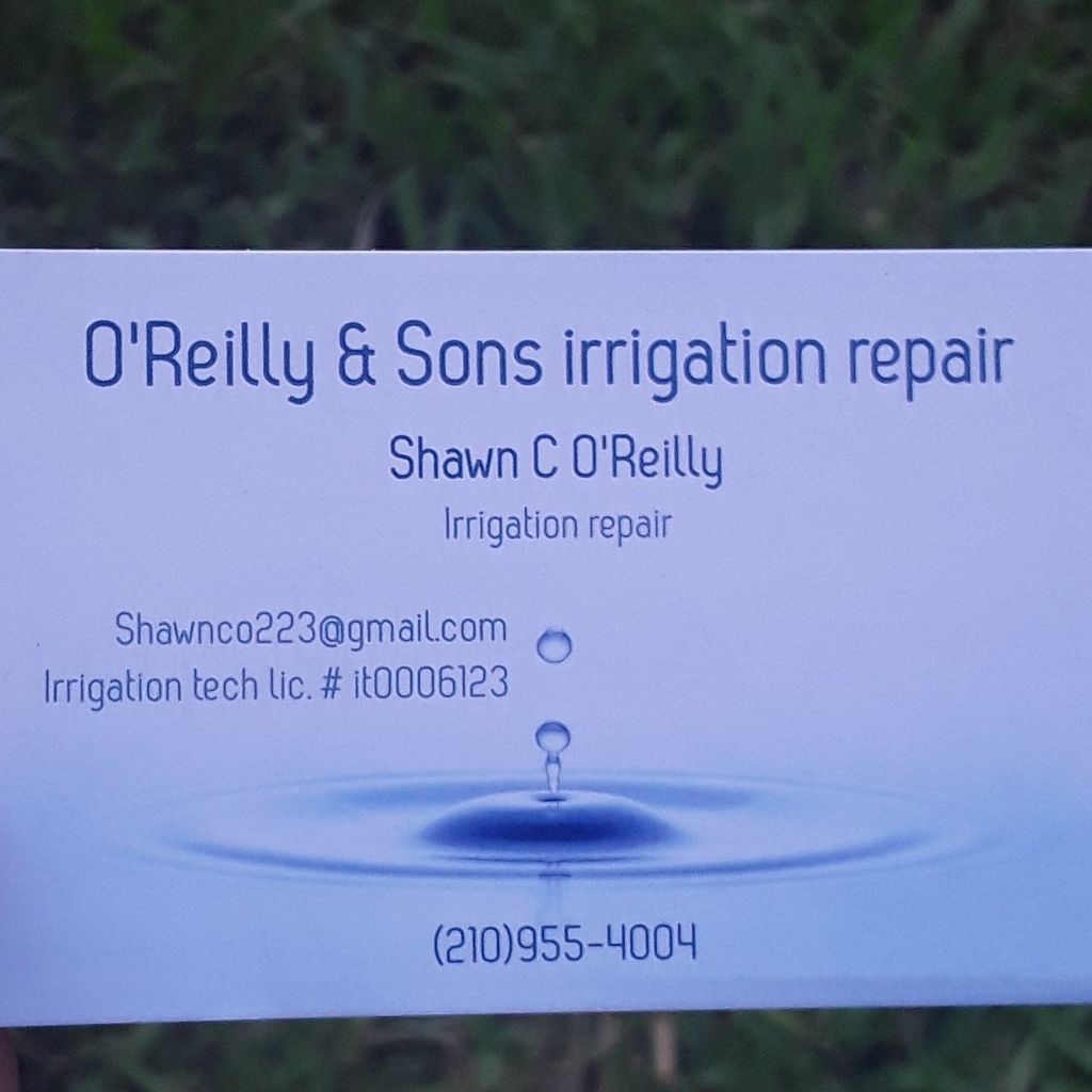 O'Reilly & Sons irrigation repair