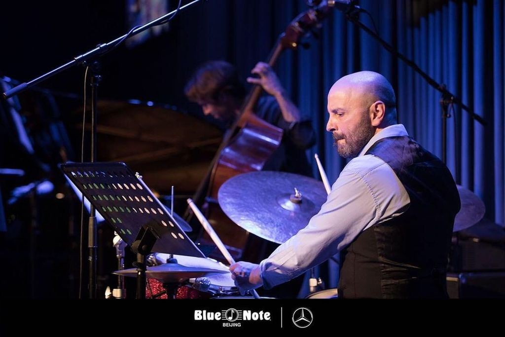 Performing at The Blue Note in Beijing 