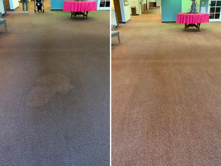 Another carpet cleaning success!