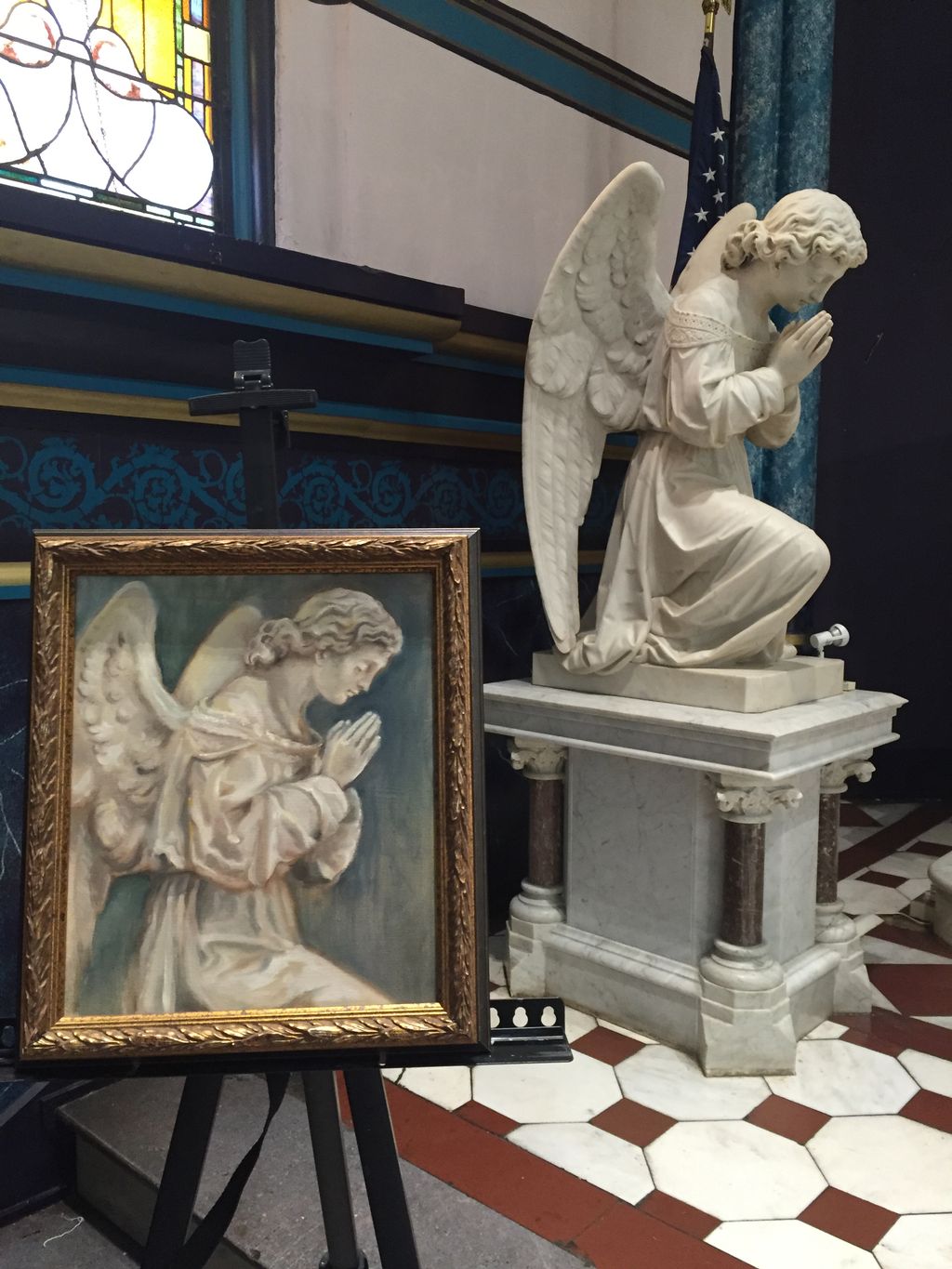 Live Painting at St. Xavier Church in Cincinnati