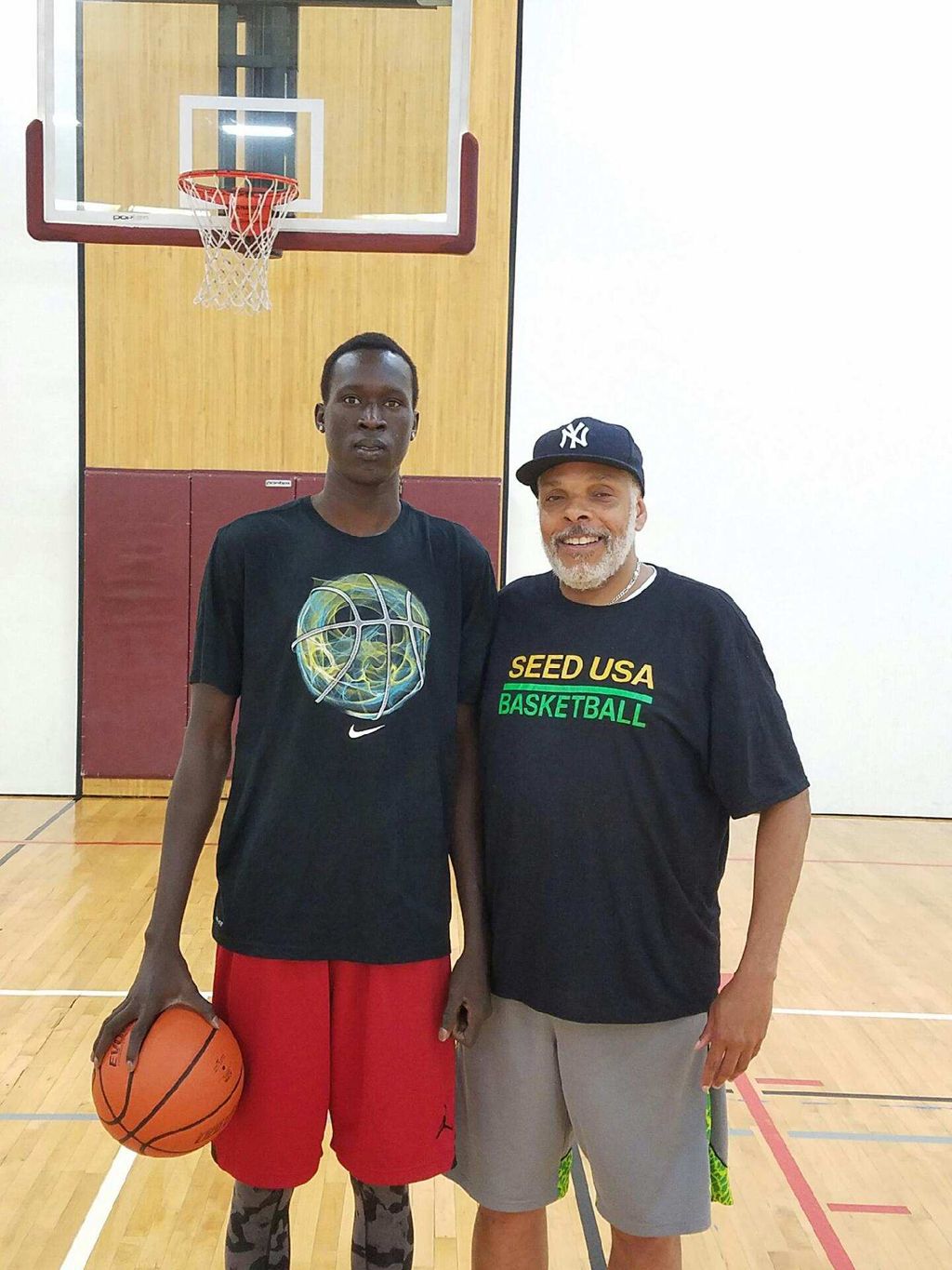 Coach Kurt with James Majup