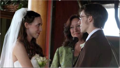 Wedding performed at the Loring Café.