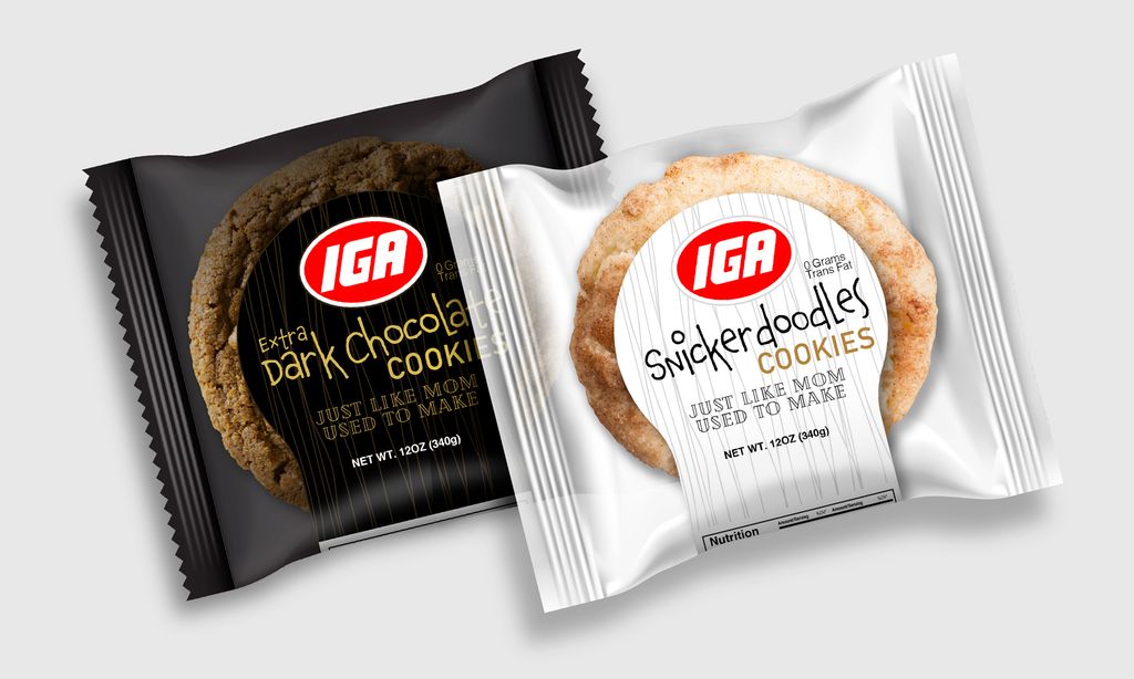 Developed sticker labels for private label cookies