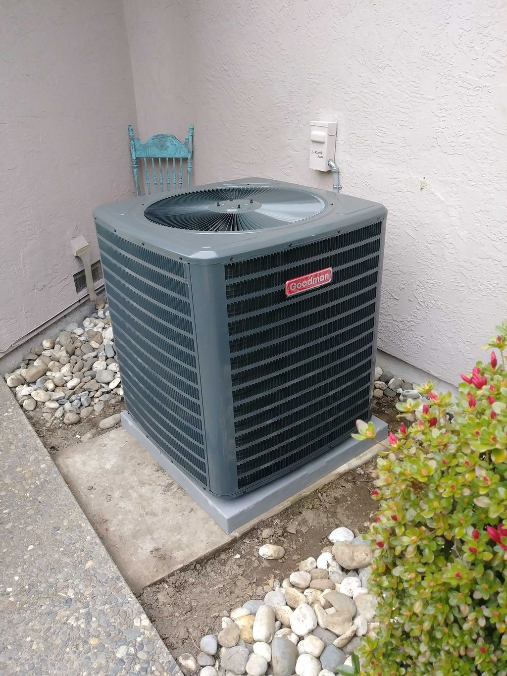 3 Ton AC Unit - Neatly Installed 