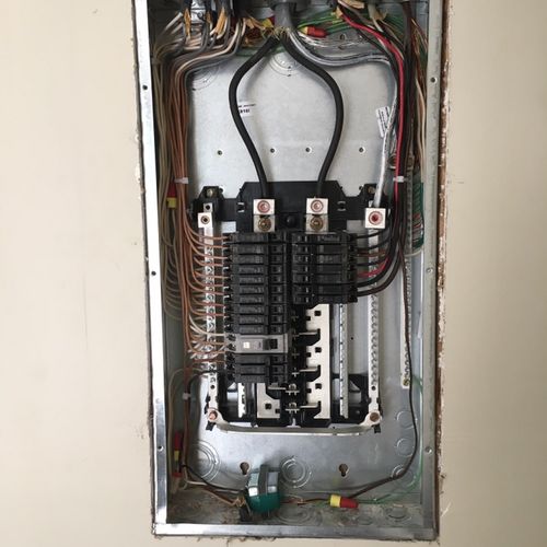 After photo of a panel replacement. 