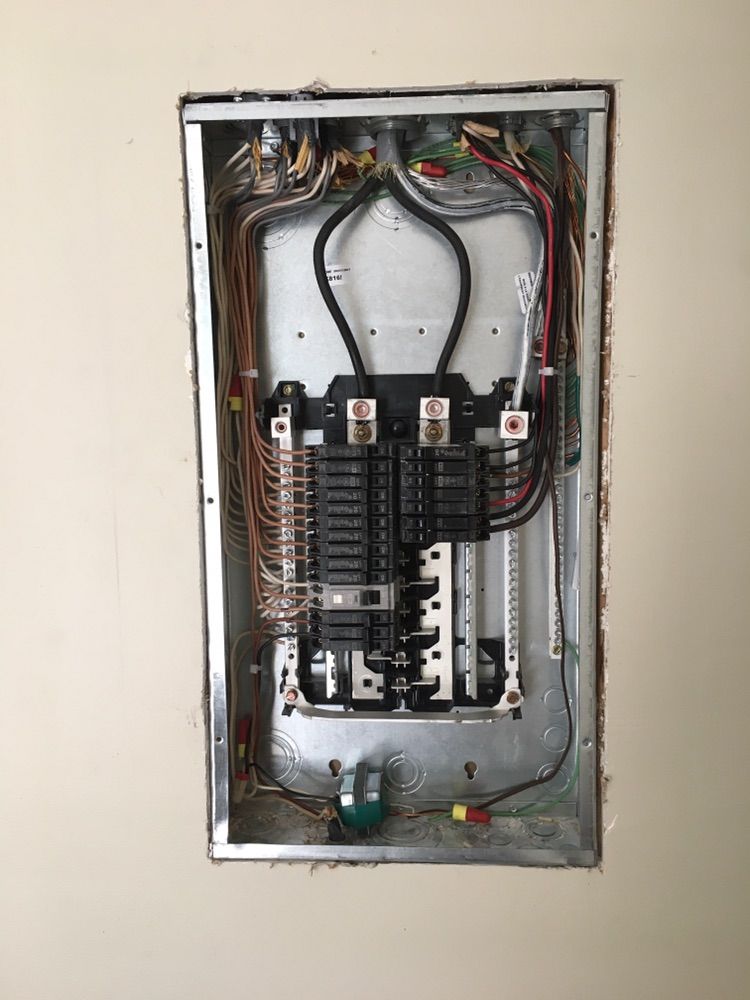 After photo of a panel replacement. 