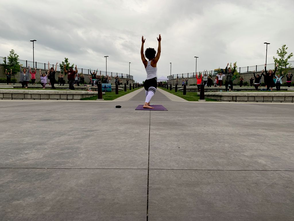 Silent yoga