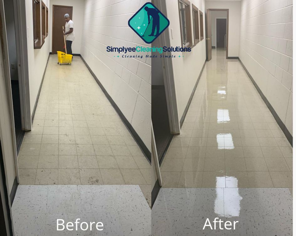 Strip and Wax Job for a Commercial Client