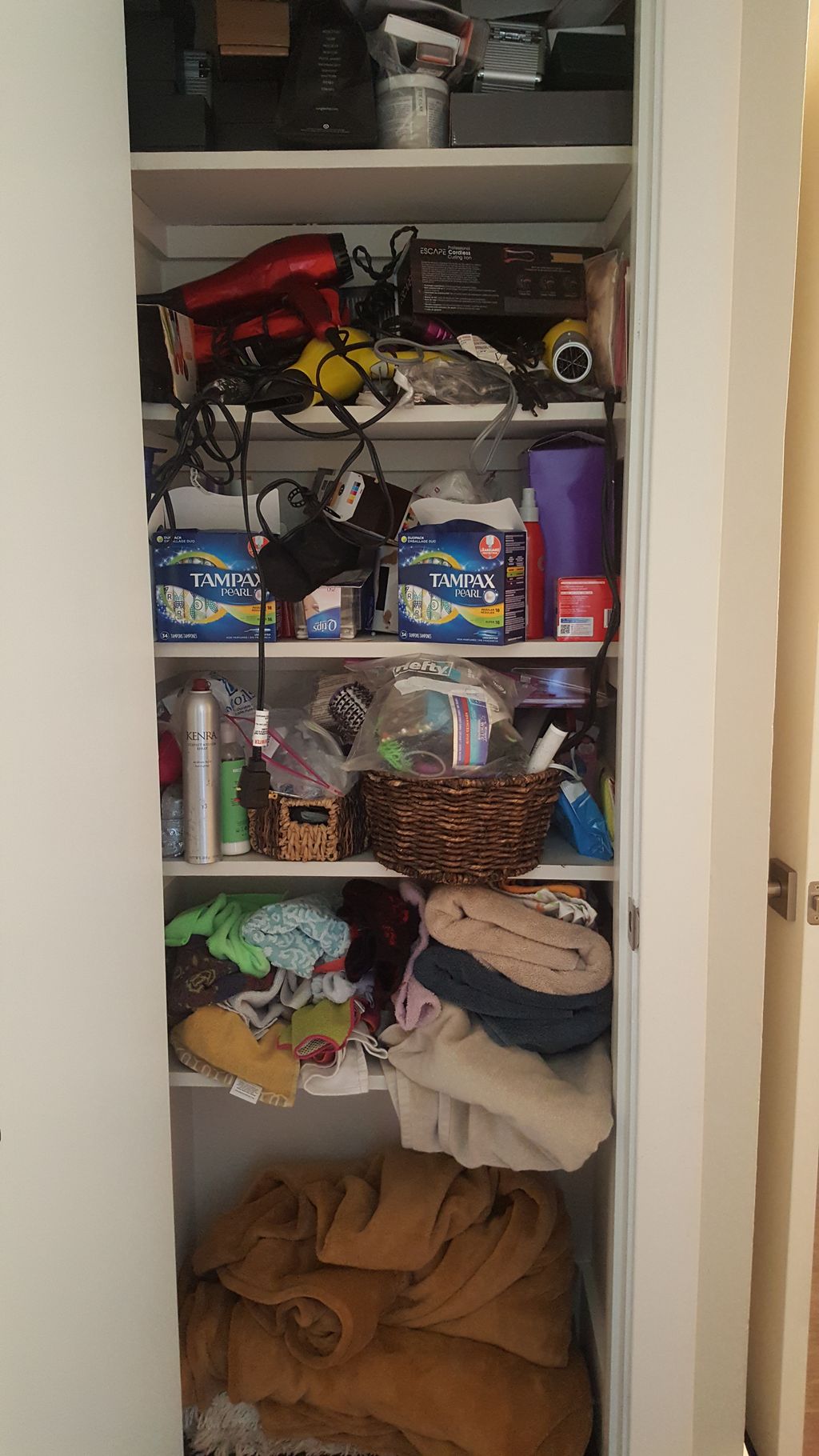 Over stuffed closet