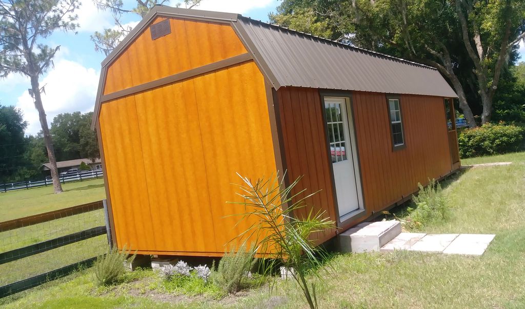 Our facilty is 12'x32' and offers two separeate he
