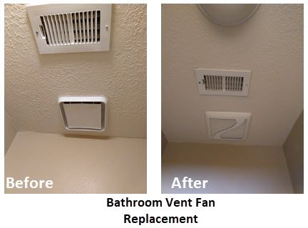 Bathroom Vent Fan Replacement