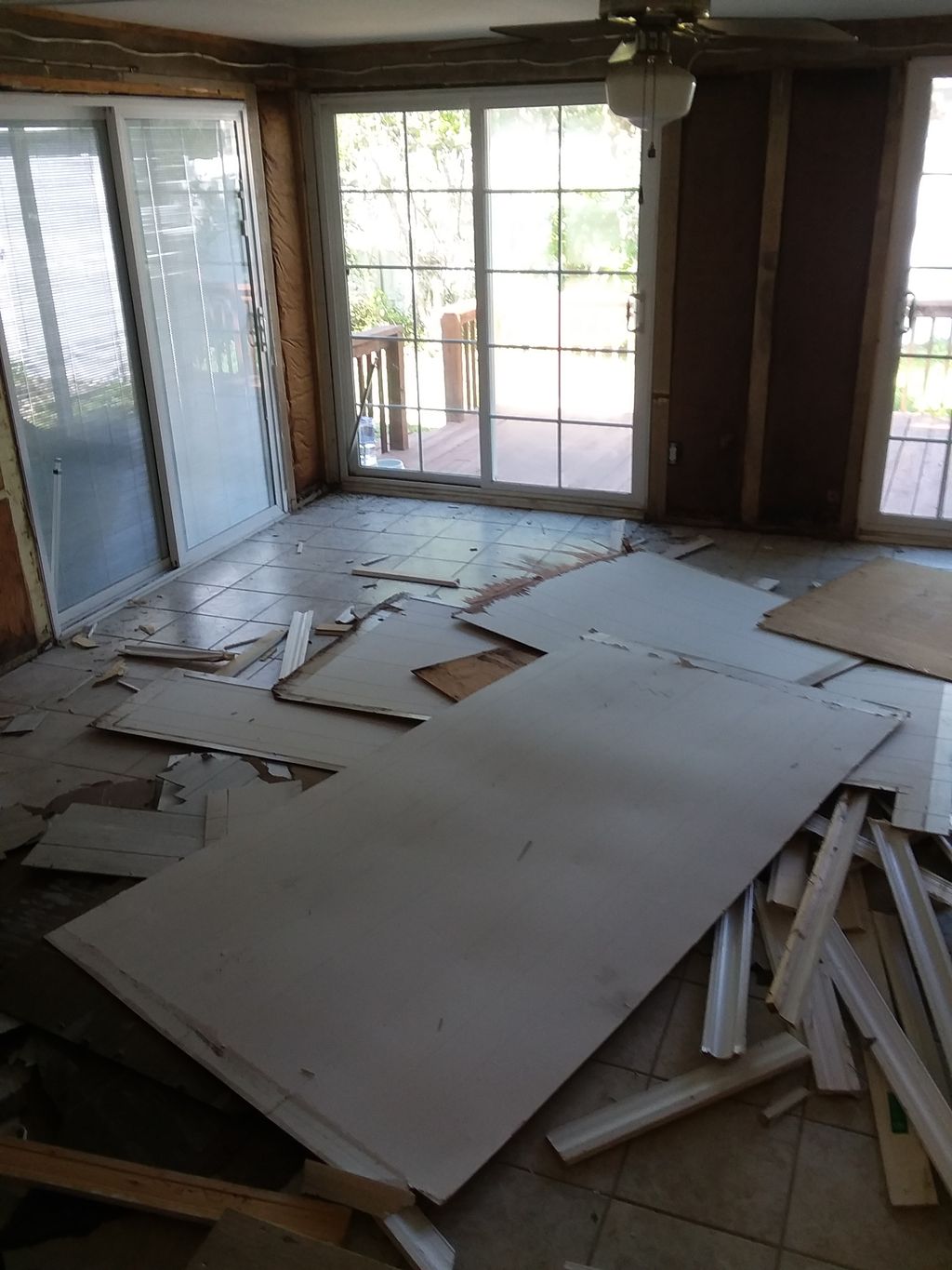Sunroom before 